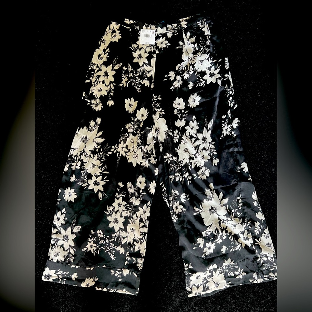 American Eagle Flowy Silk Pants, size L